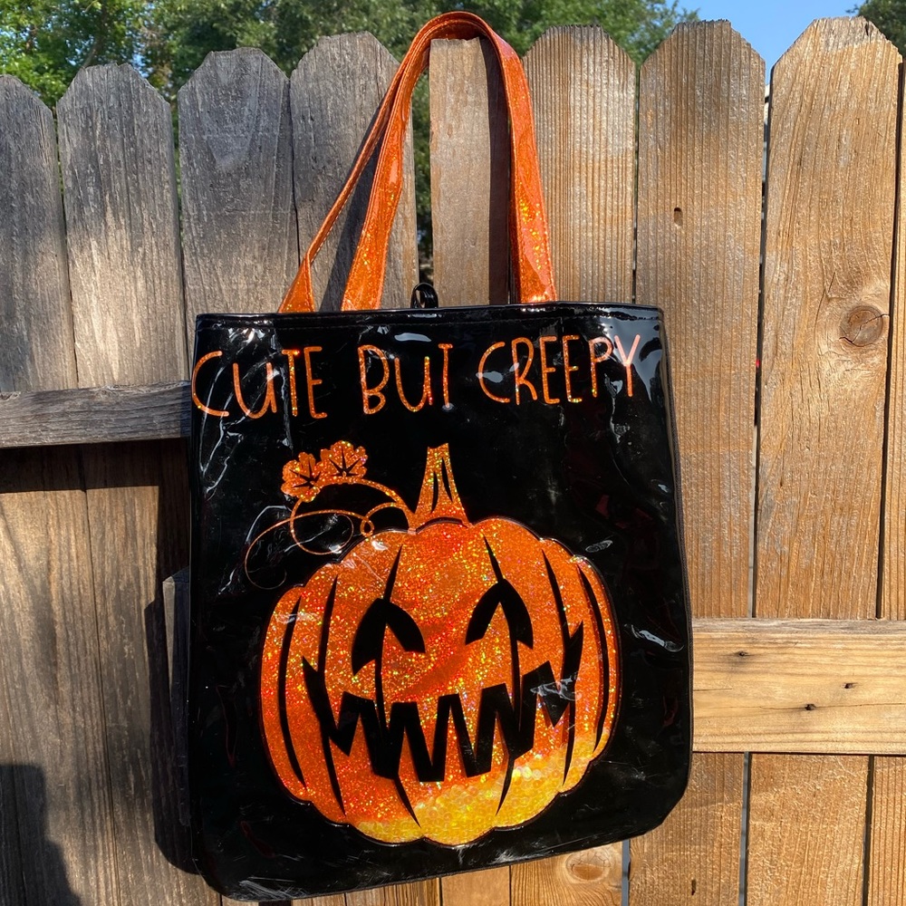 ✨🌟 SPIRIT HALLOWEEN Cute Sparkly Halloween Bag - Everyday Bag 🎃✨